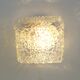 Vintage Wall Sconce / Bubble Glass / Mid Century Flush Mount Ceiling Light