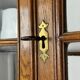 Bookcase buffet cabinet oak Belgian