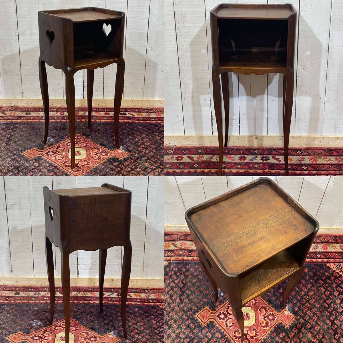 Table de nuit 19ème en merisier