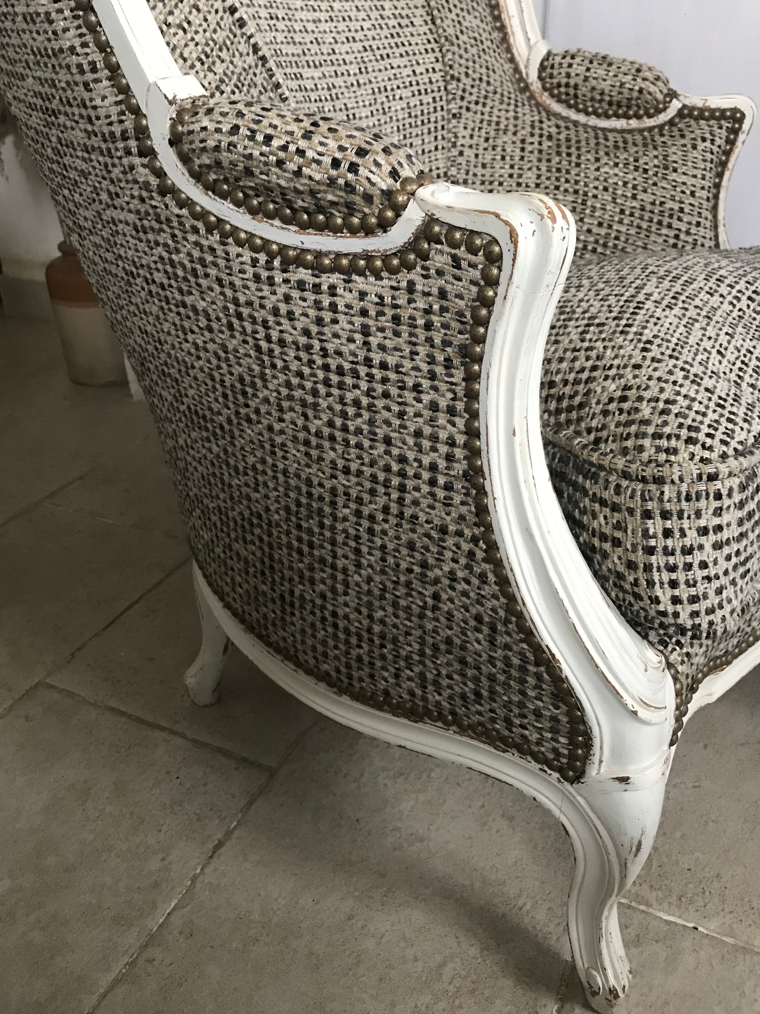 Louis XV-style Bergère chair
