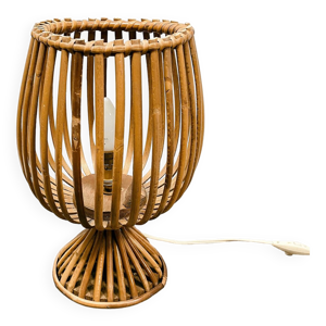 lampe en rotin, 1960