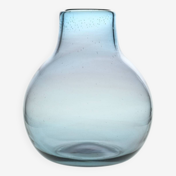 Grand vase bleu par Claude Morin, vers 1970