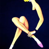 Original advertising poster shoes Bally Bernard Villemot 1980