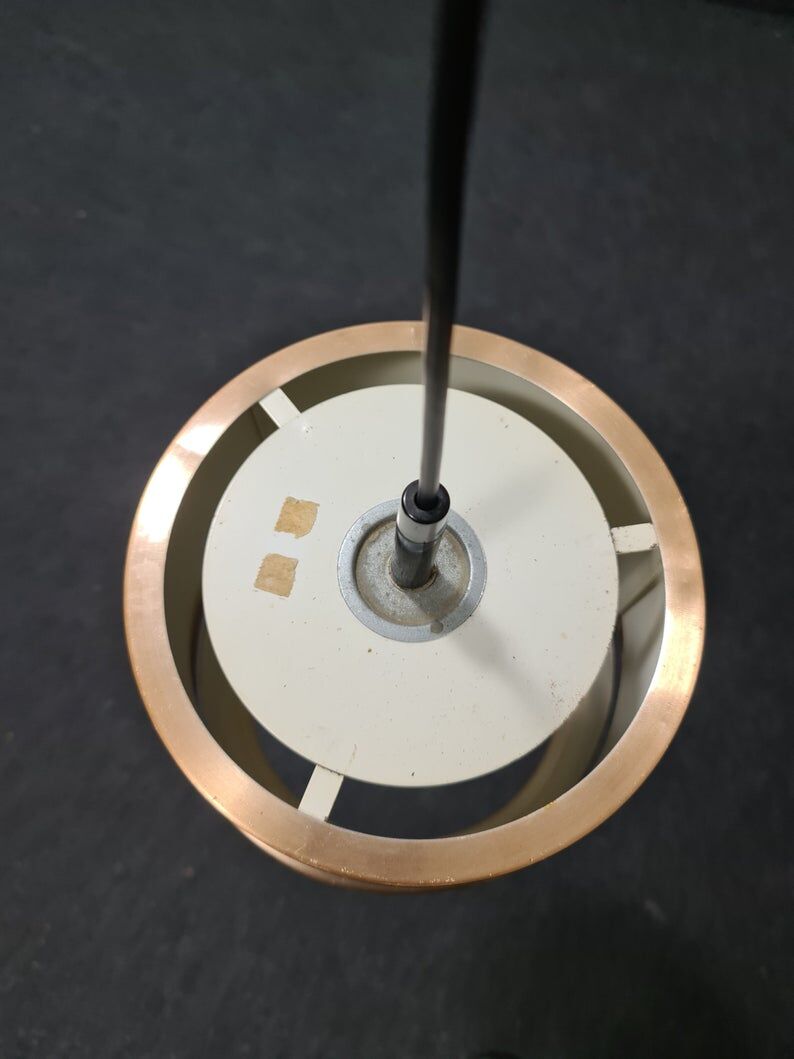 Suspension vintage Doria couleur cuivre