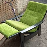 Vintage reclining armchair