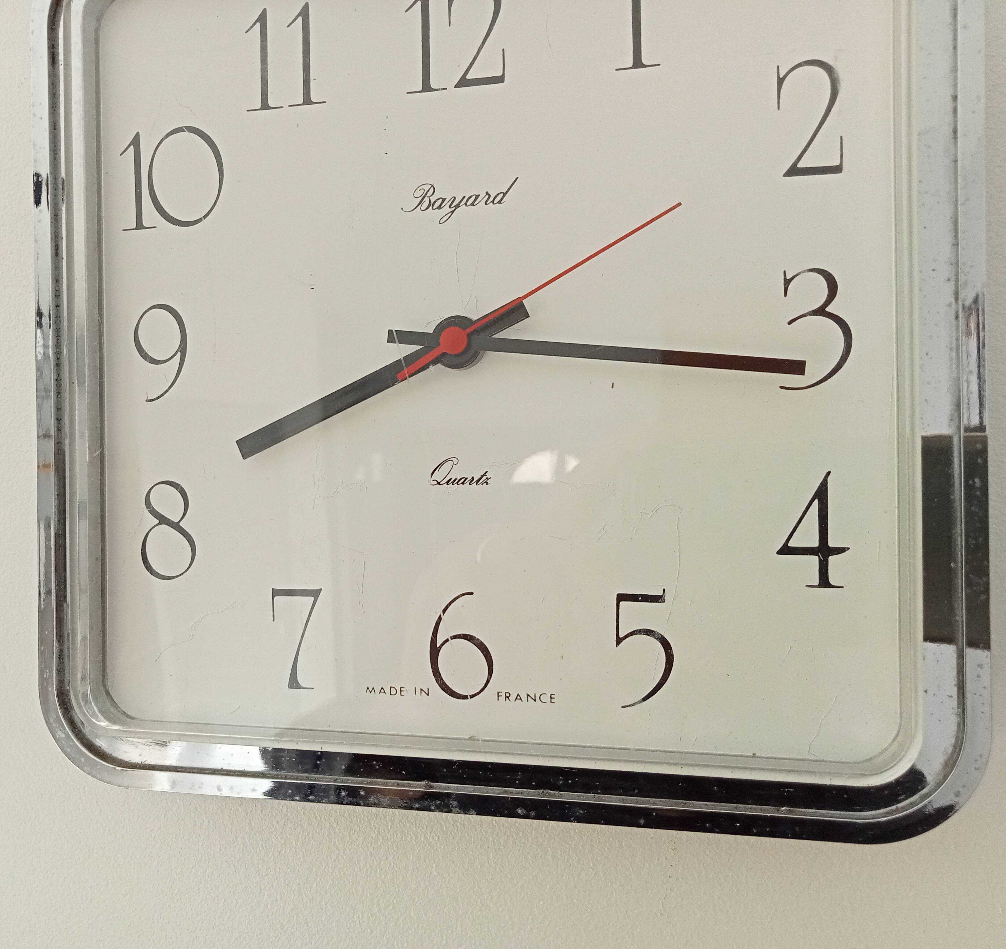 Vintage clock Bayard 80s