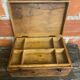 Vintage Wooden Interior Compartment Antique Jewellery Storage Box