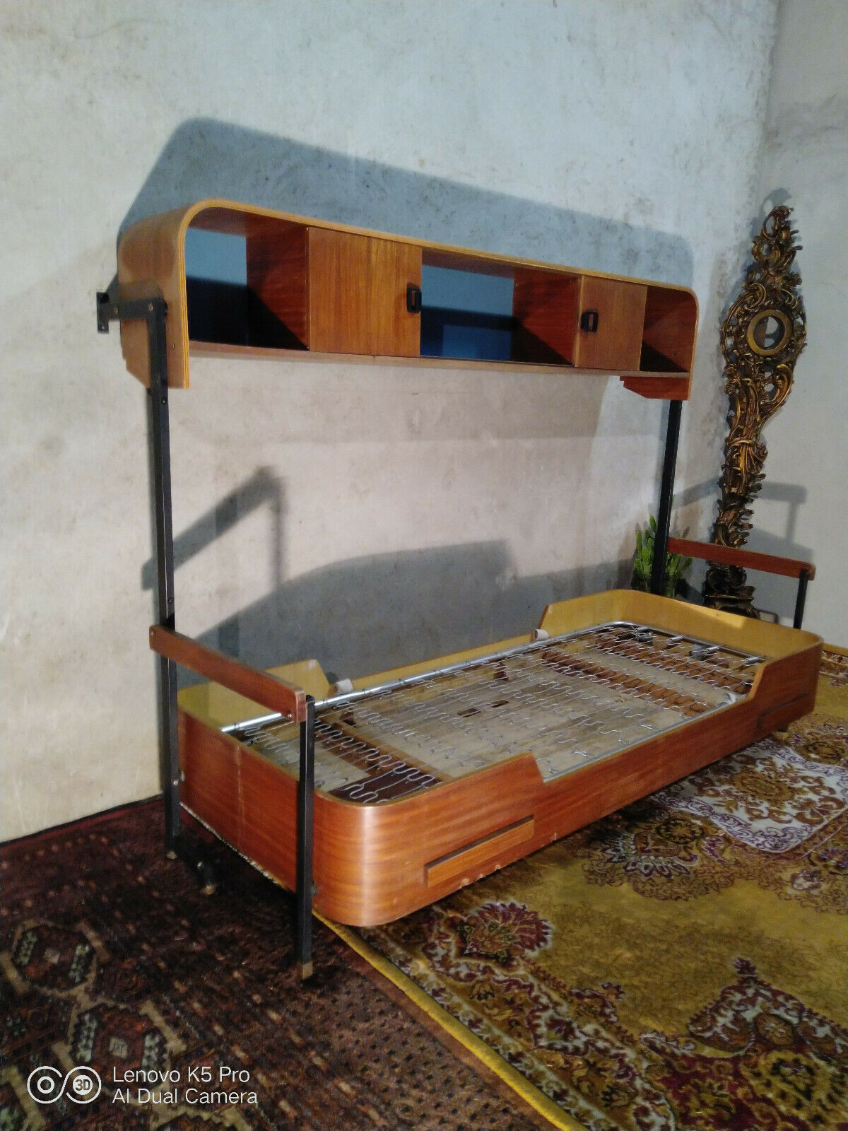 Banquette lit cosy vintage 1950 / 1960