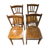 Suite de 4 chaises Luterma bistrot