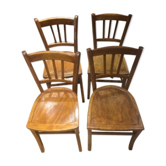 Suite de 4 chaises Luterma bistrot