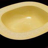 Yellow Earthenware Serving Centerpiece by Antonia Campi for Laveno,