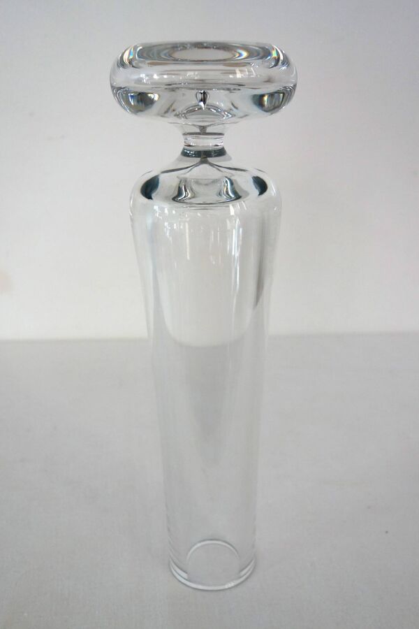 Vase soliflore cristal Baccarat H 29cm