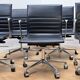 Suite de 6 chaises de bureau Una Chair, ICF