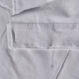 Old linen blend fabric, monogrammed FS with a day.