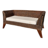Wicker bench