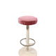 Midcentury design industrial barstools 'perfect pink'