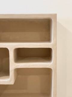 Concrete bookcase - Beige - Length 60 cm - Terra n°3