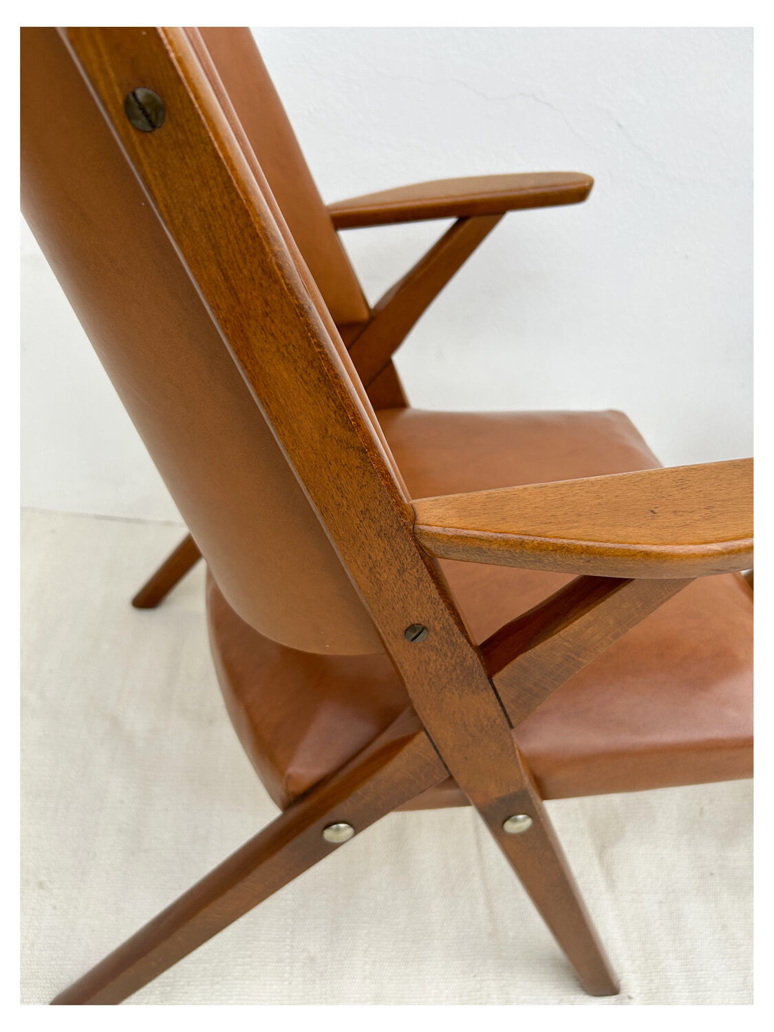 Paire de fauteuils vintage Dal Vera
