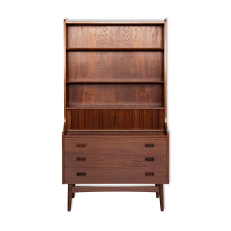 Midcentury Danish secretaire book shelf in teak by Nexø 1960s