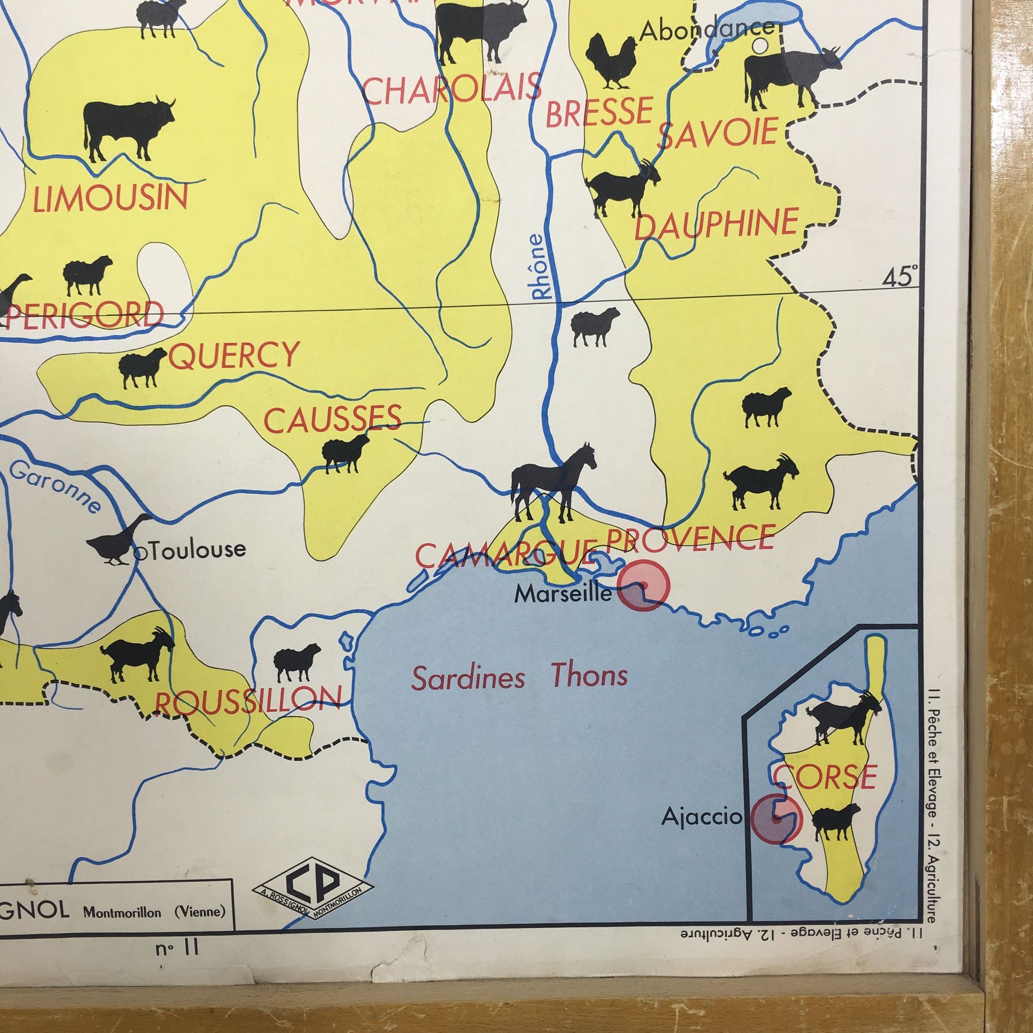 School poster double sided France