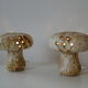 Pair of vintage mushroom lamps by Bruno Karlsson for EGO Sweden 1970s