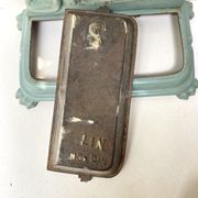 Enameled cast iron umbrella stand from the early 20th century