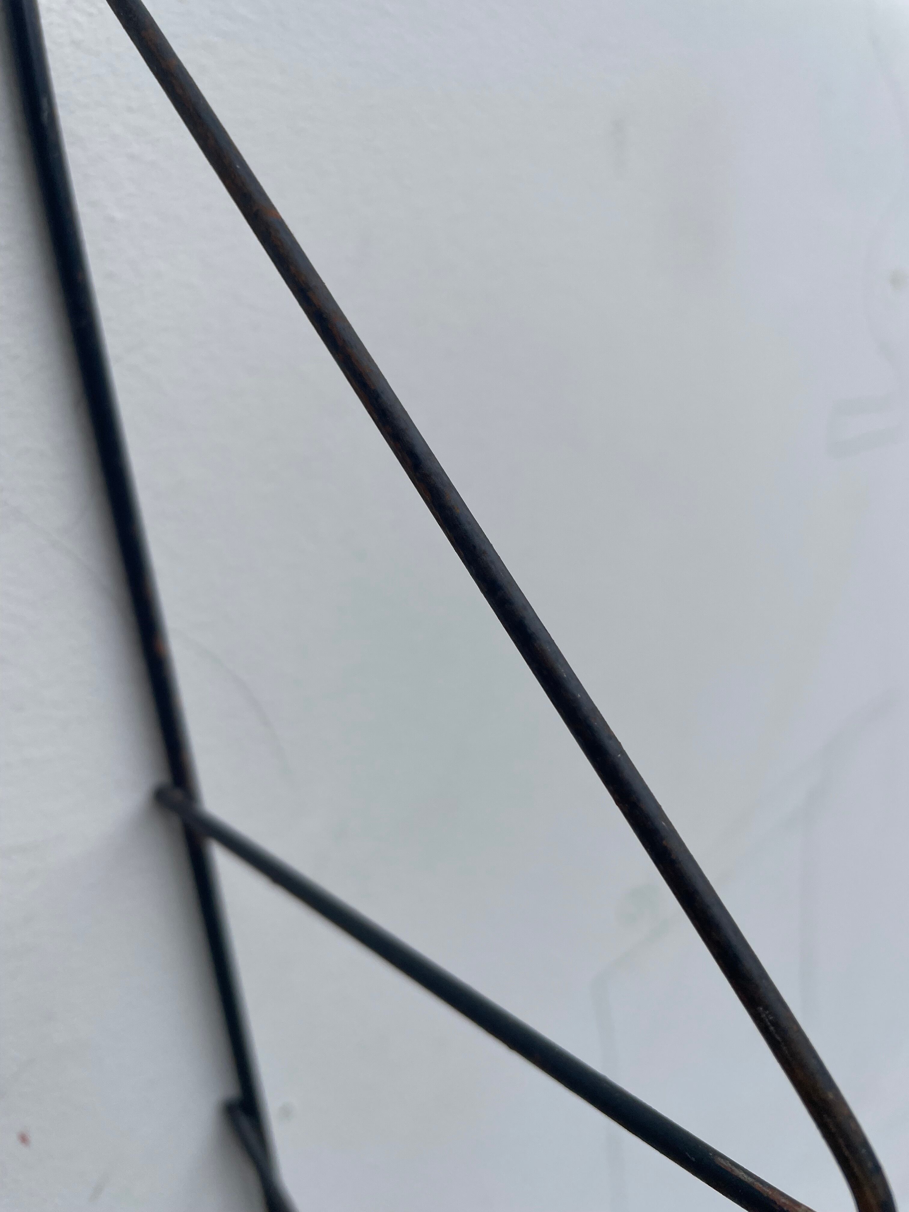 Vintage metal wall shelf wall rack minimalistic 1960’s