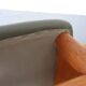 Dining chairs in teak and leather by Farsø Stolefabrik, 1960s, set of 3.