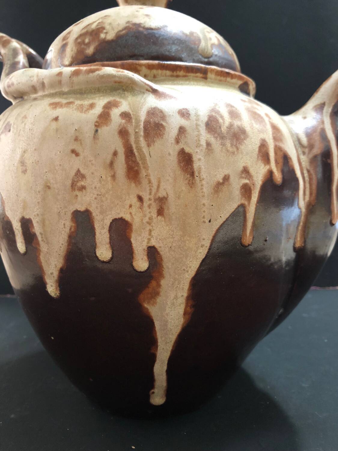 Stoneware teapot by Marcellus Aubry