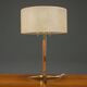 Mid-century modern Austrian brass table lamp by J.T. Kalmar, 1960s