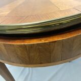Old pedestal table style Louis XVI marquetry late nineteenth