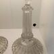Pair of vintage glass candlesticks