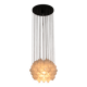 Kalmar 'Tulipan' Chandelier Pendant Light, Blown Glass, 1970