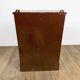 Antique wooden and glass wall cabinet