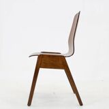1970s Set of 7 Beech Stuckable Dining Chairs ,Germany
