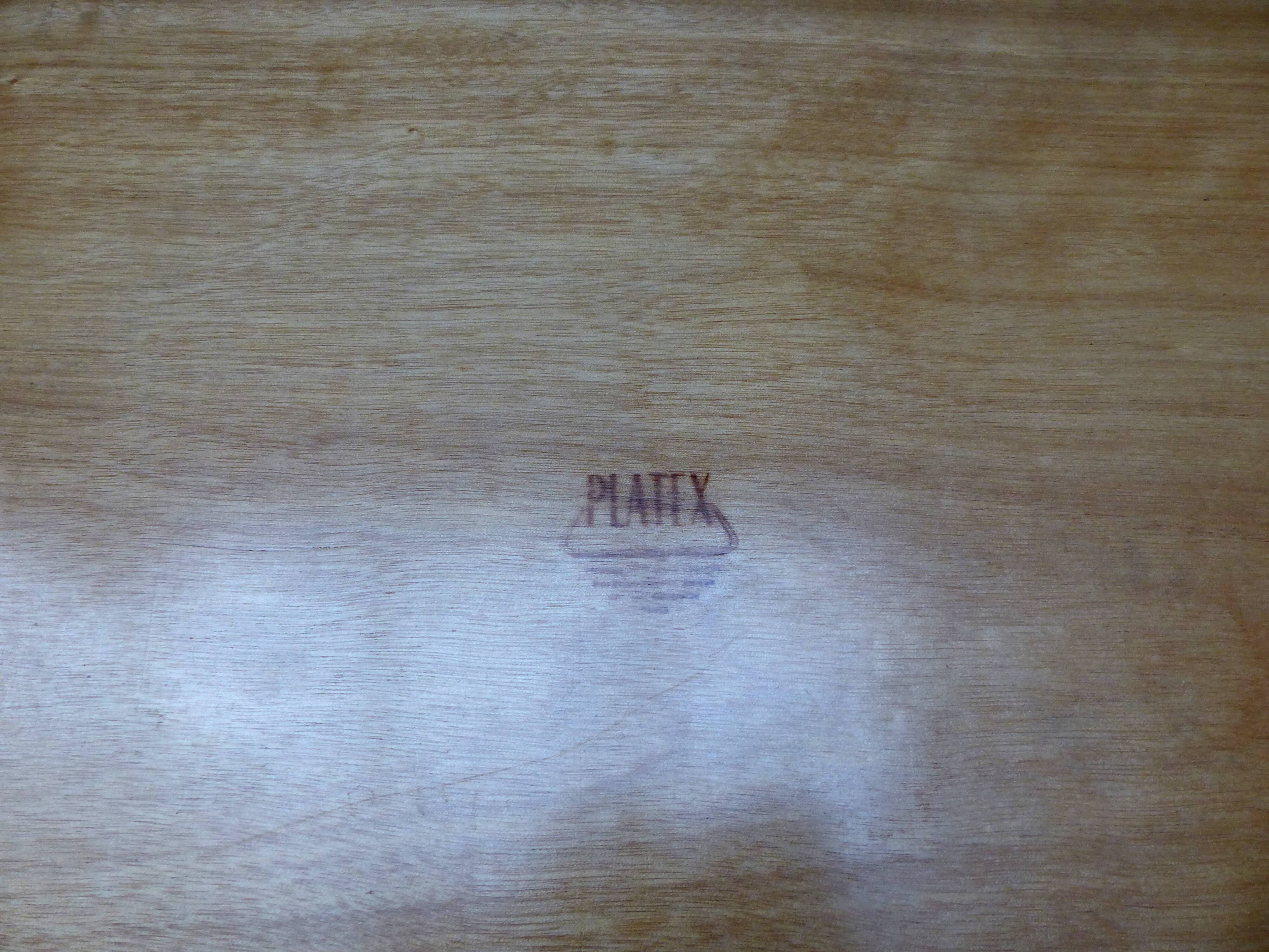 Very large vintage plate Platex