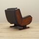 Leather armchair, Italian design, 1970s, production: Italy