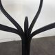 Wrought iron gueridon with a marble top circa 1950