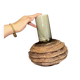 Two-material vase