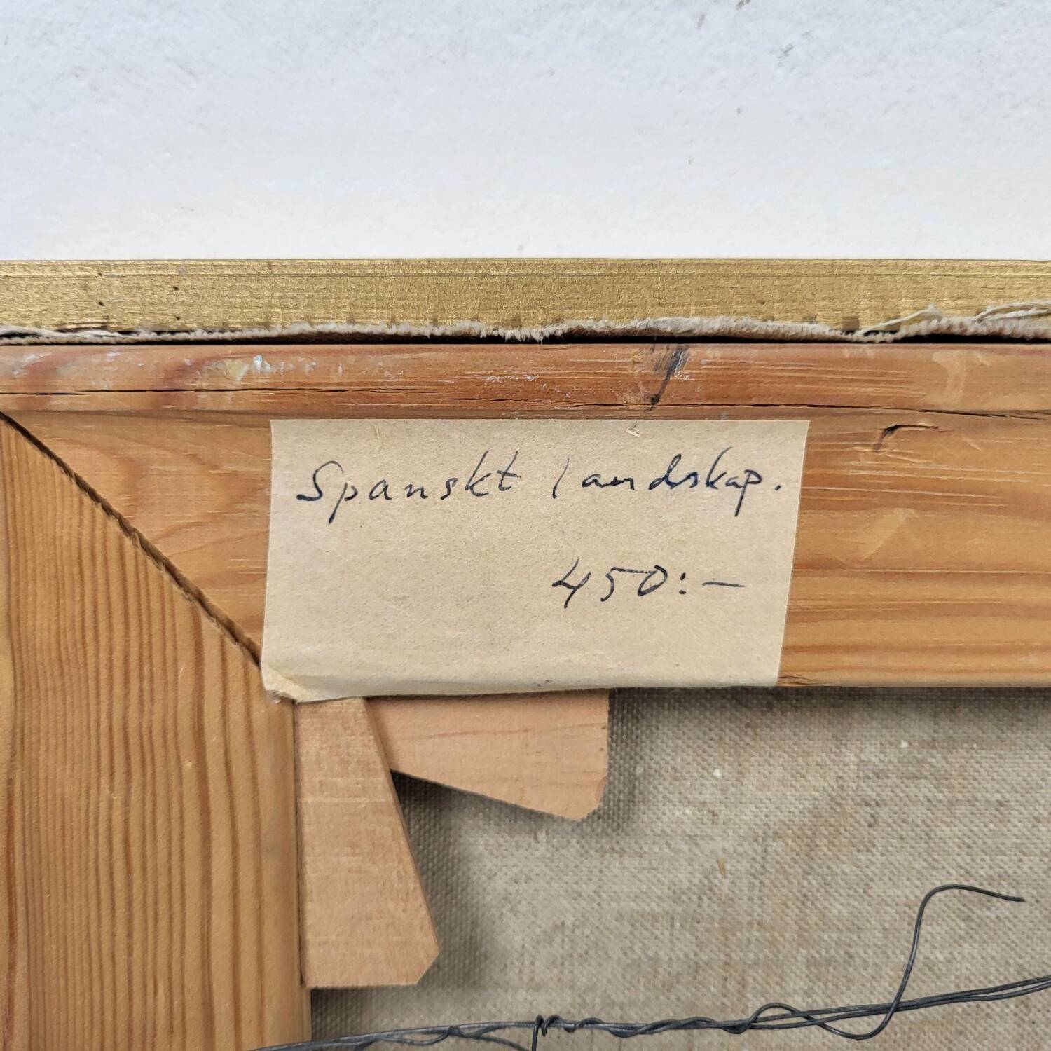 Swedish Oil on Canvas – “Spanish Landscape” by SÖREN OLSSON