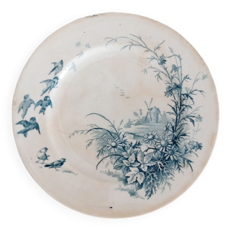 Dessert plate x1 Giens Landscape