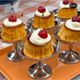 Ice cream or sorbet cups on foot, in 18/10 stainless steel