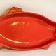 Emile Henry France ceramic dish FISH shape