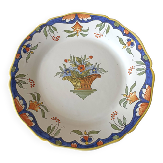 Plate signed géo martel old rouen