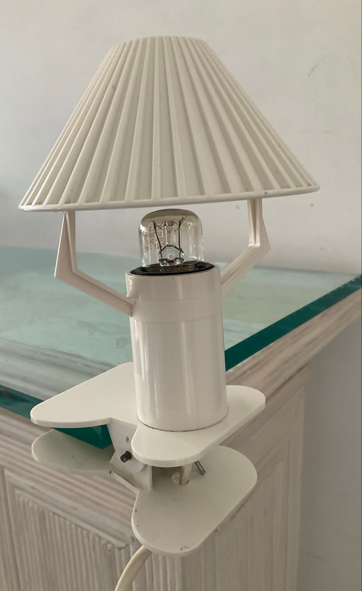 Lampe champignon à pince des années 60-70