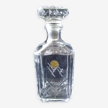 Cut crystal whisky decanter