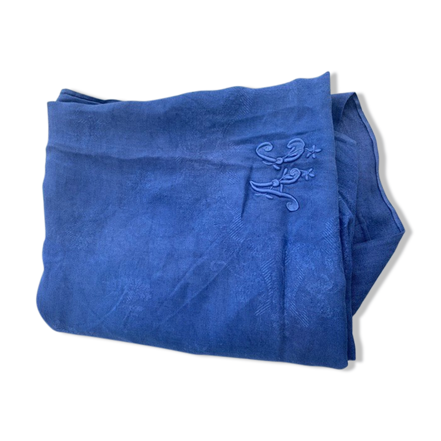 Linen linen linen monogram AC, floral pattern art deco