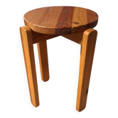 VINTAGE PINE STOOL