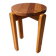 Tabouret en pin vintage
