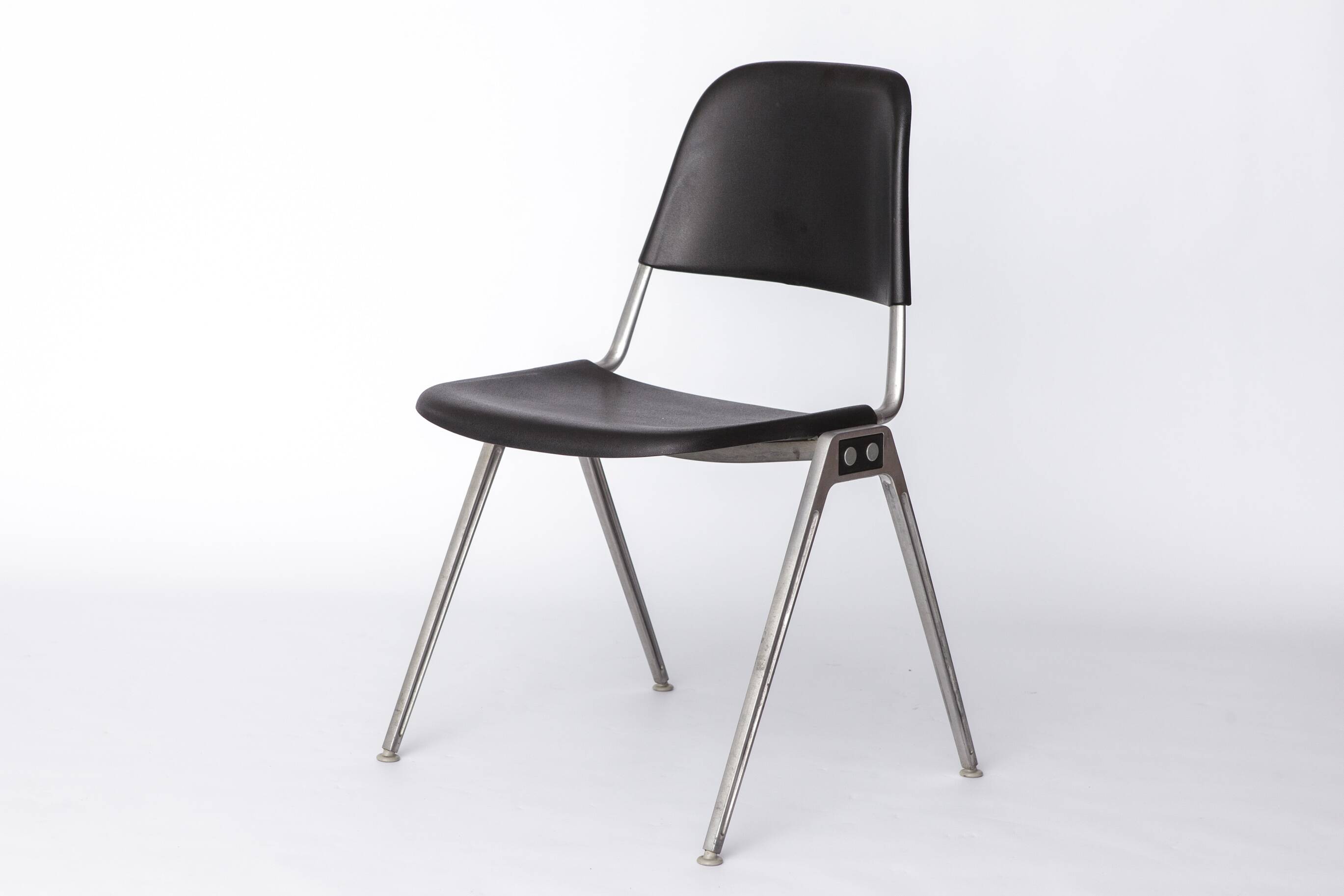 Set of 4 Vintage Knoll Stacking Chairs, Model 1601 by Don Albinson, 1960s